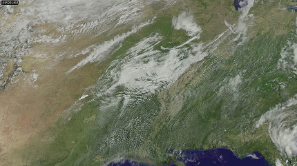 Satellite Sees Storm System Generate Powerful Oklahoma Tornado [hd video]